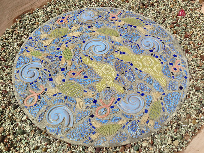 waterlife2  public art mosaic ceramic medford jacksonville jeremy criswell oregon hills park sculpture playground